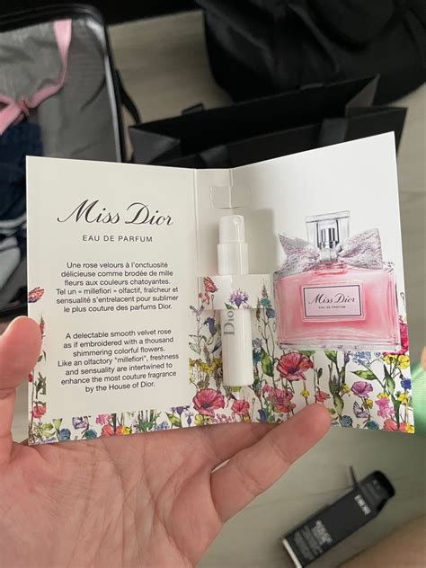 miss dior sample size